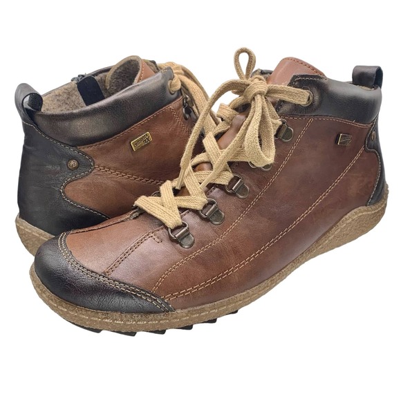 RemonteWomenLiv 79 Brown Leather Ankle BootsSize US 10.5 / EU 41